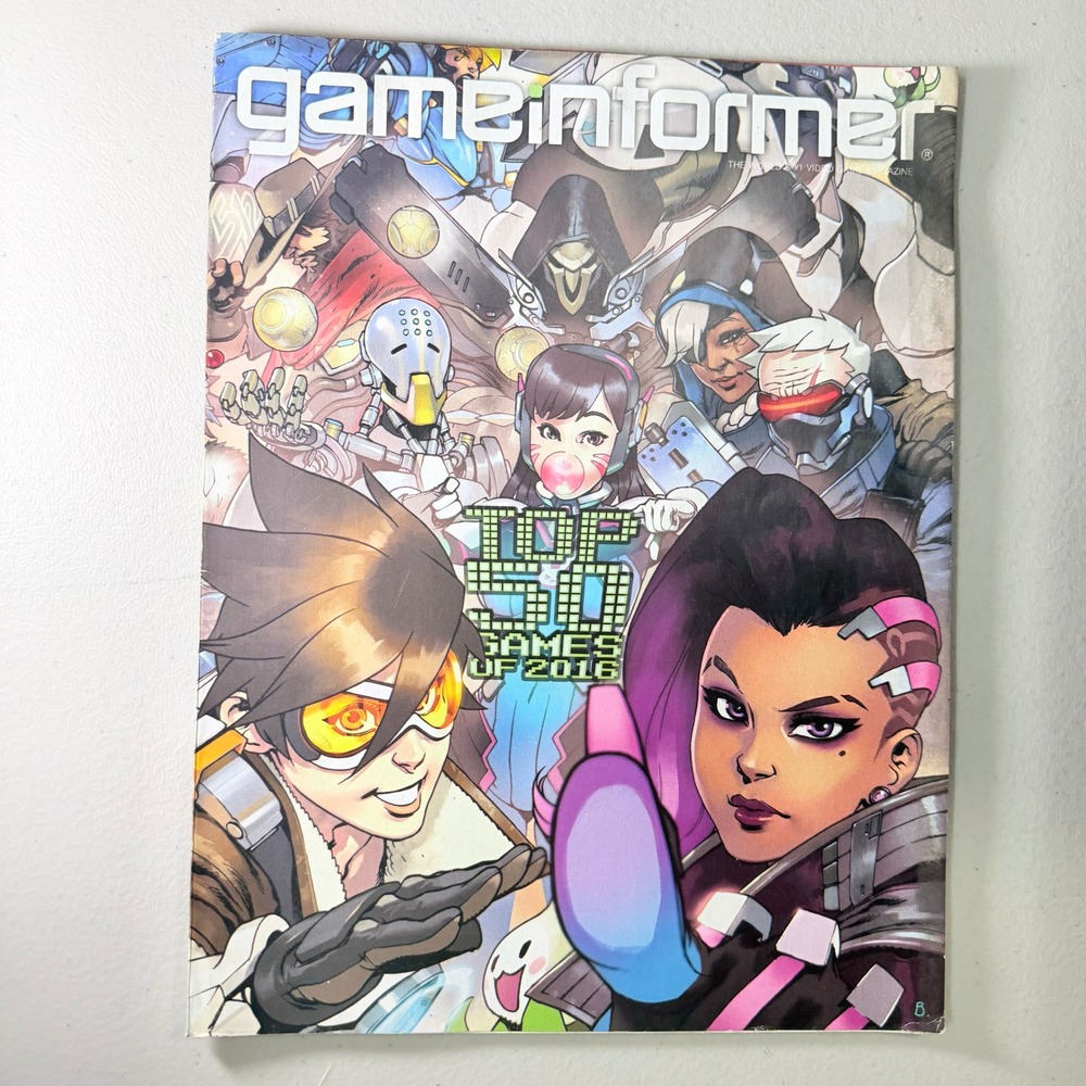 Game Informer Magazine Issue 286 February 2017 Overwatch Cover Top 50 Games 2016